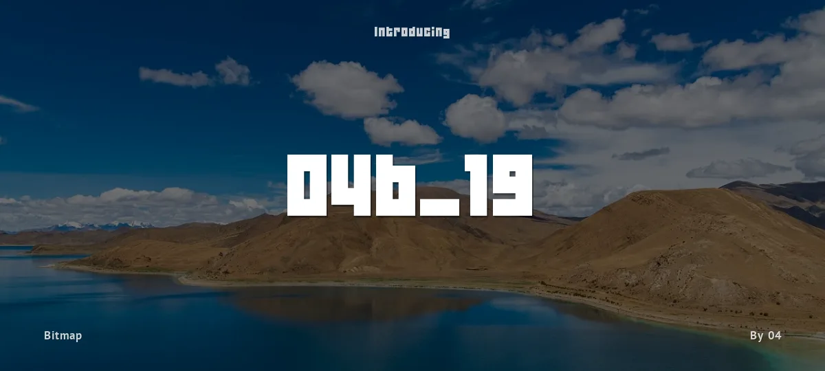 04b_19 font preview