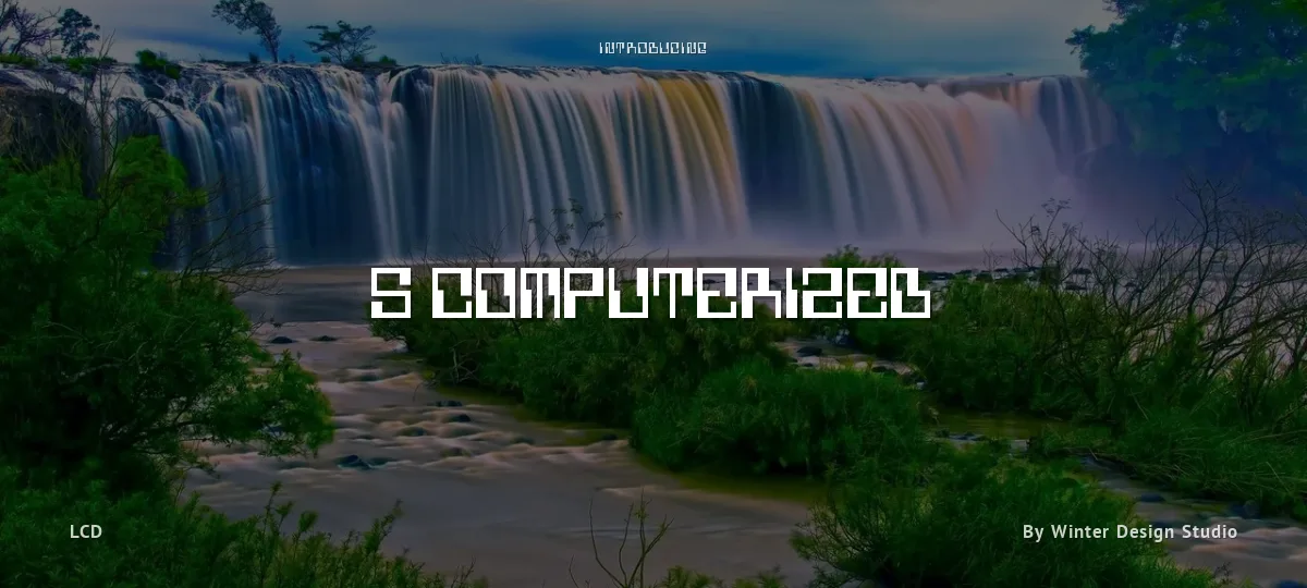 5 Computerized font preview