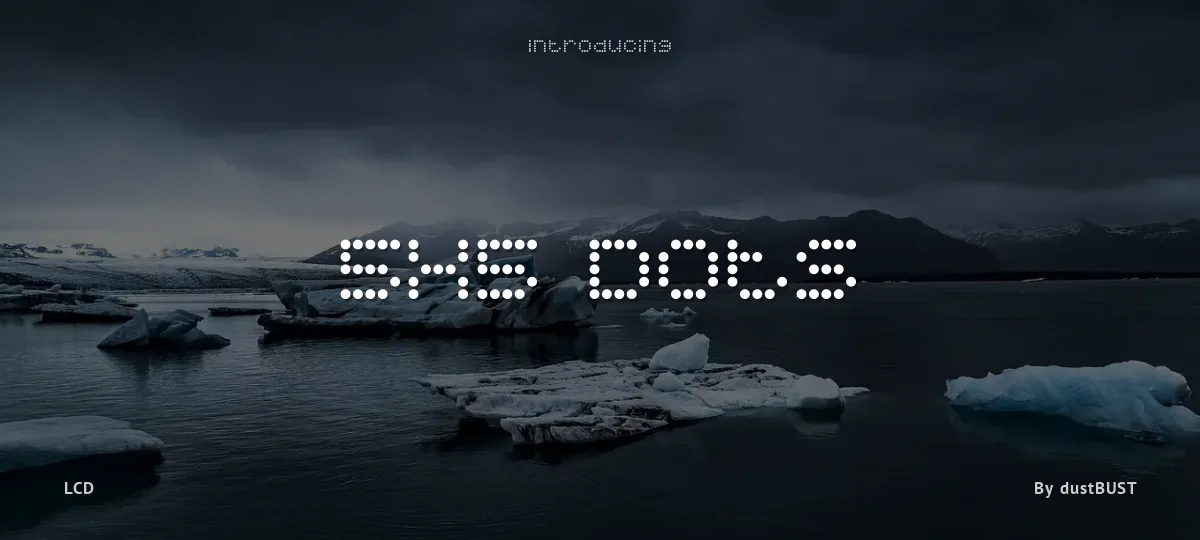 5x5 Dots font preview