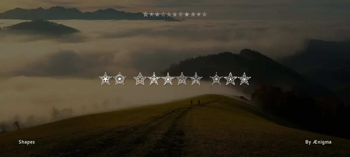 90 Stars BRK font preview