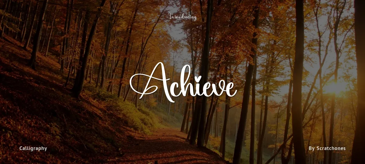 Achieve font preview