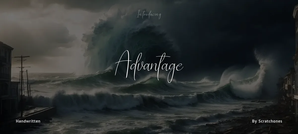 Advantage font preview