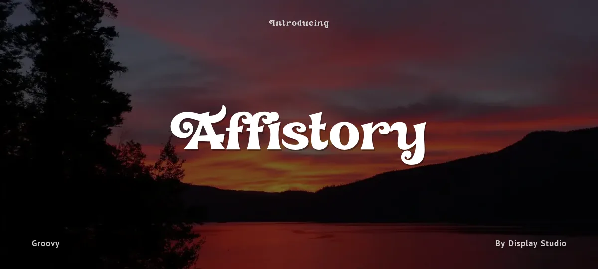 Affistory font preview