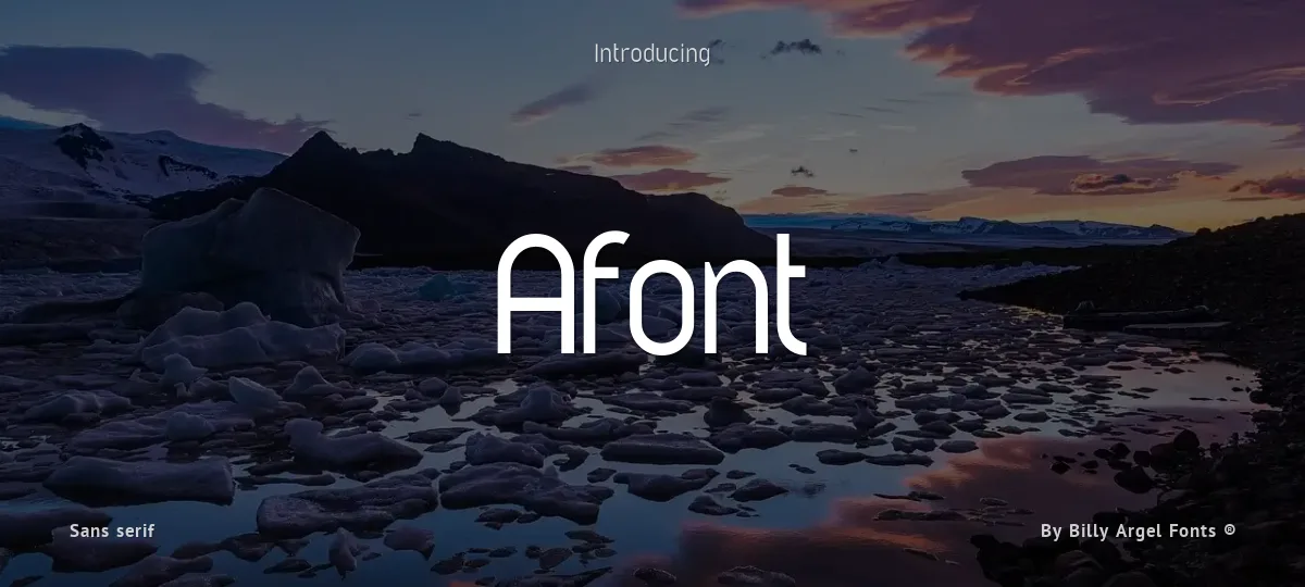 Afont font preview