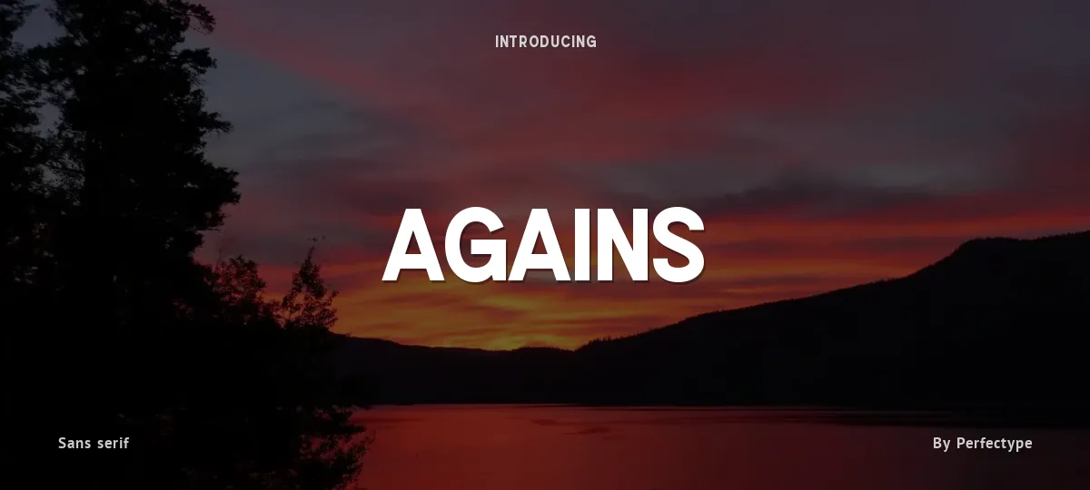 Agains font preview