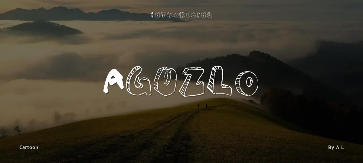 Aguzlo font preview