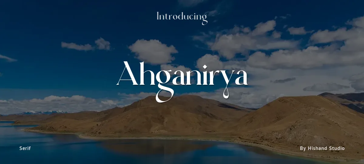 Ahganirya font preview