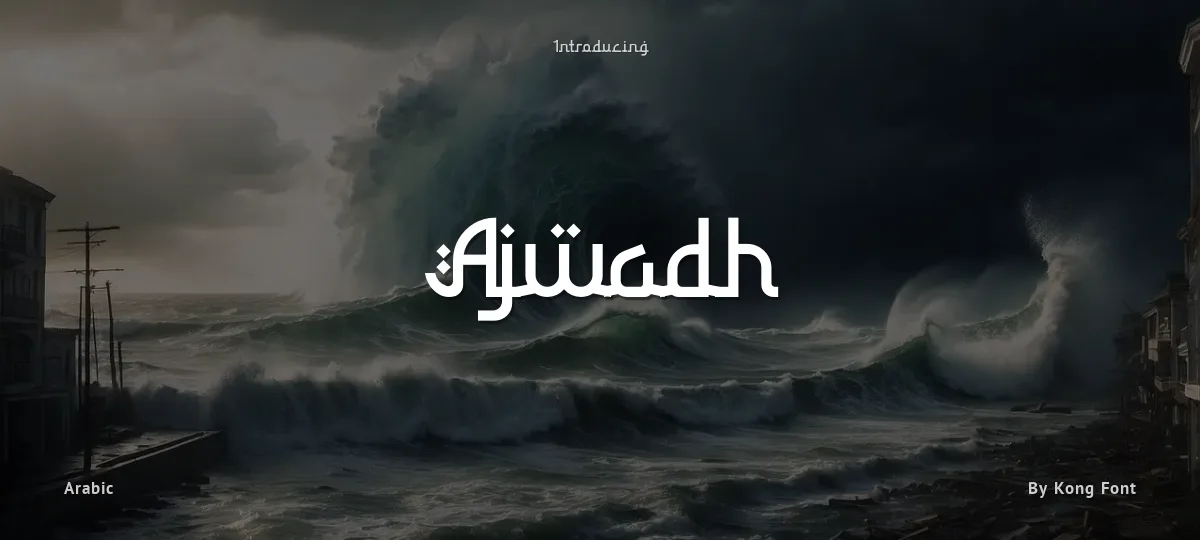 Ajwadh font preview