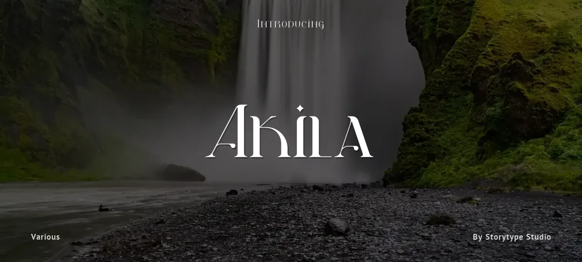 Akila font preview