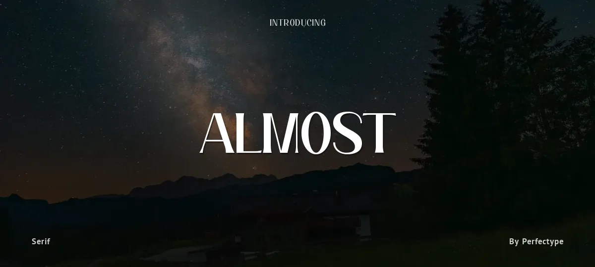 Almost font preview