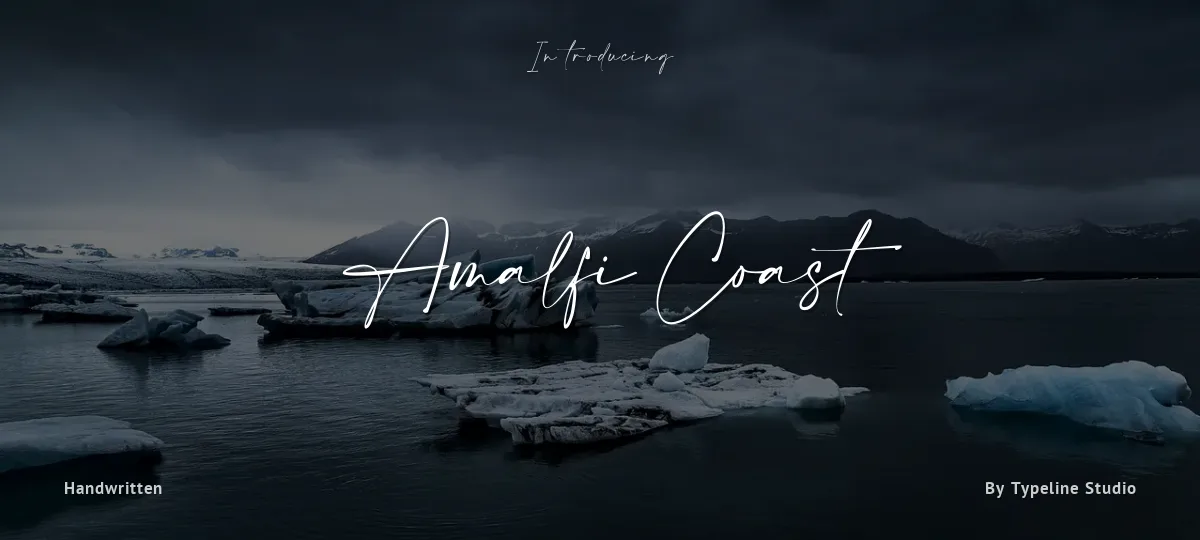 Amalfi Coast font preview