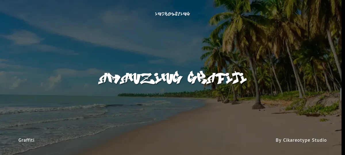 Amanzing Grafiti font preview