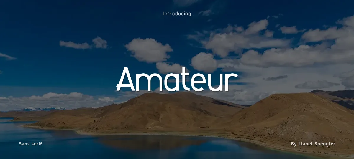 Amateur font preview