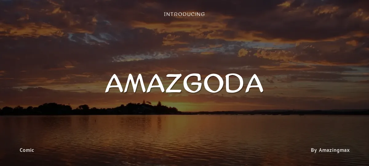 AmazGoDa font preview
