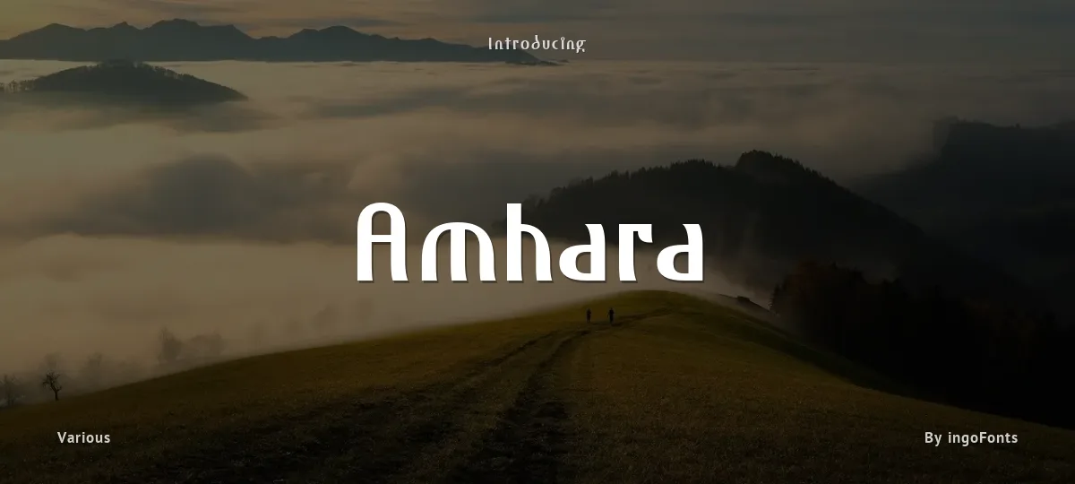 Amhara font preview