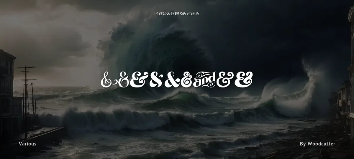 Ampersand font preview