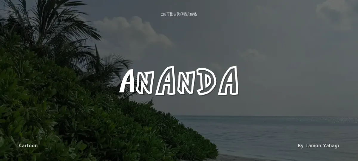 Ananda font preview