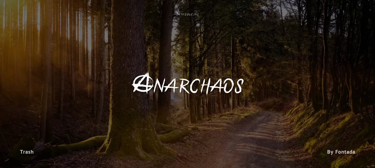 Anarchaos font preview