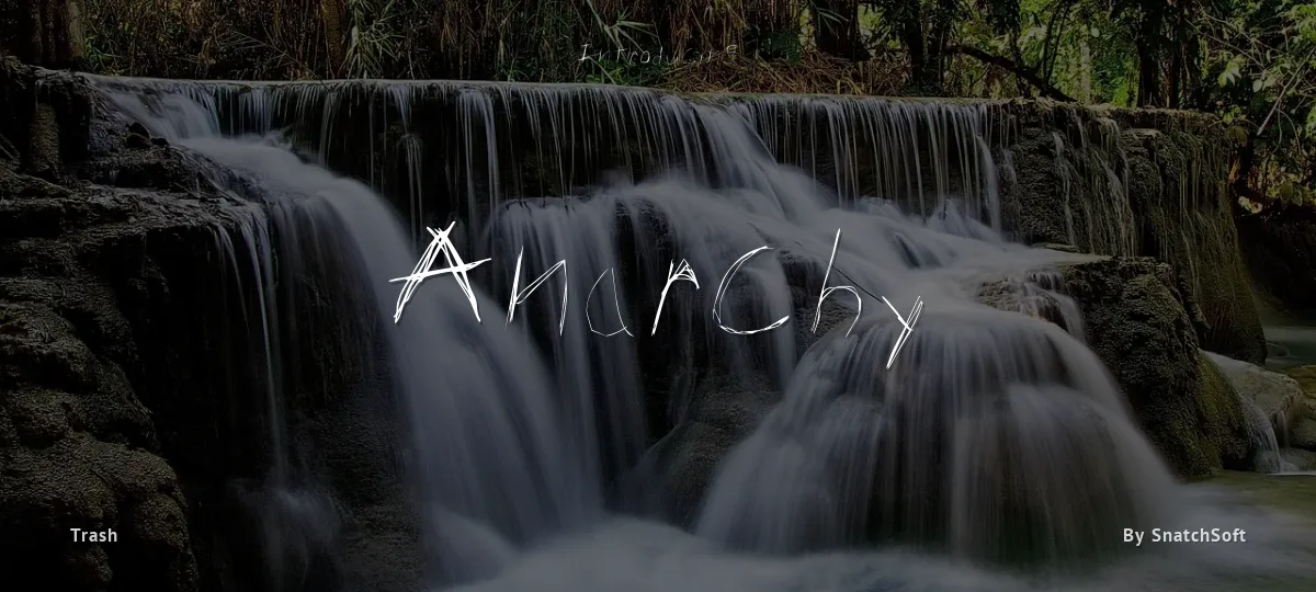 Anarchy font preview