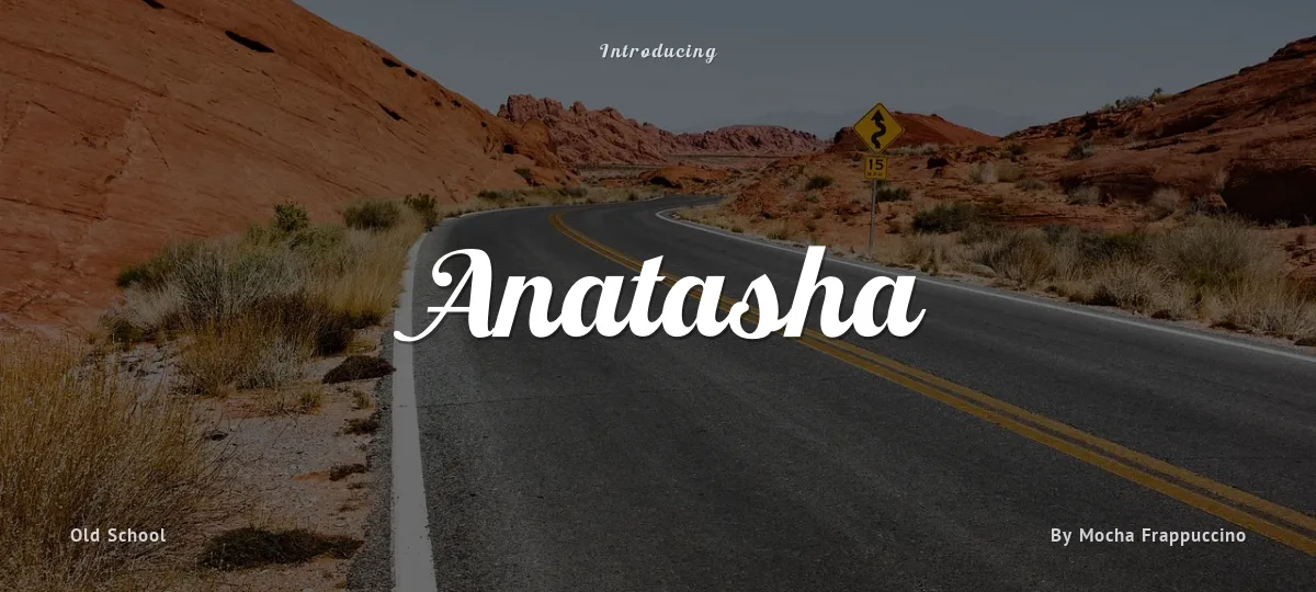 Anatasha font preview