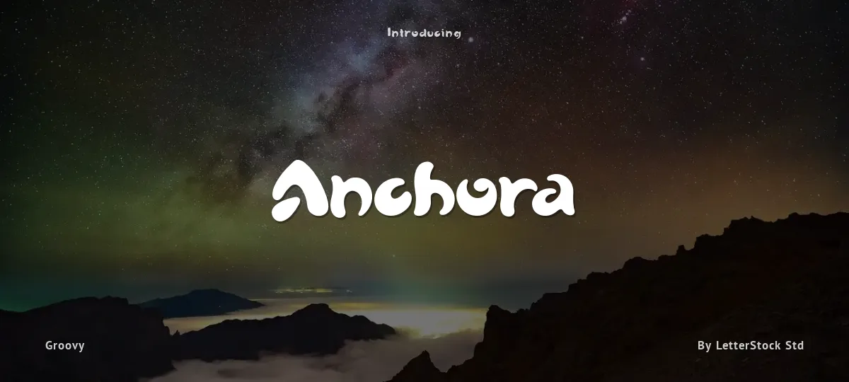 Anchora font preview