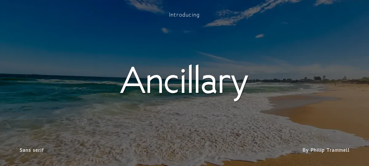 Ancillary font preview