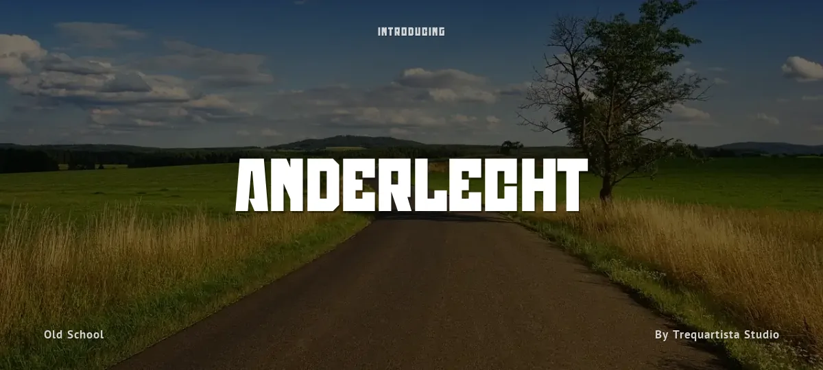 Anderlecht font preview