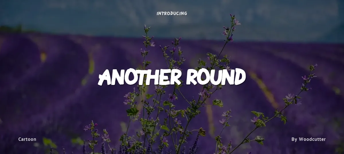 Another Round font preview