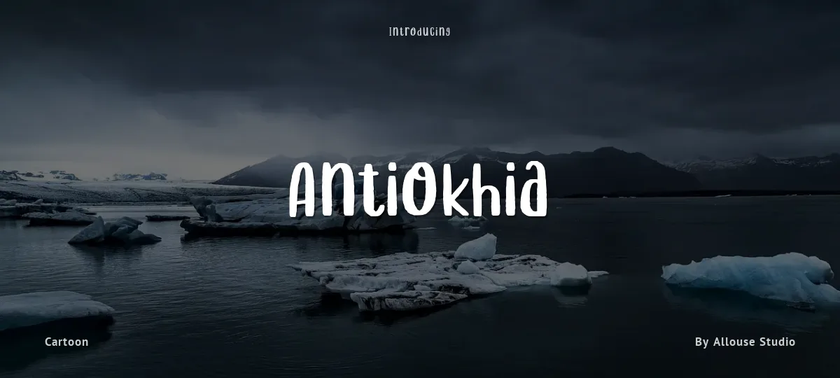Antiokhia font preview