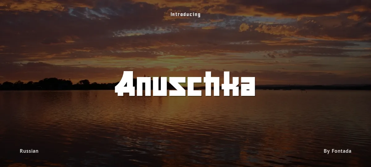 Anuschka font preview