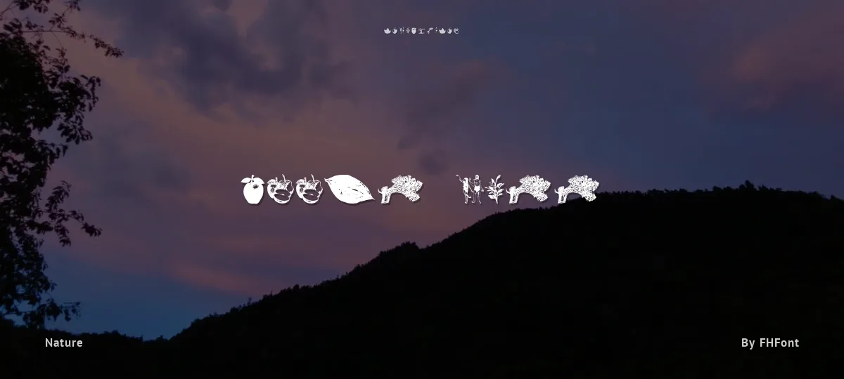 Apple Tree font preview