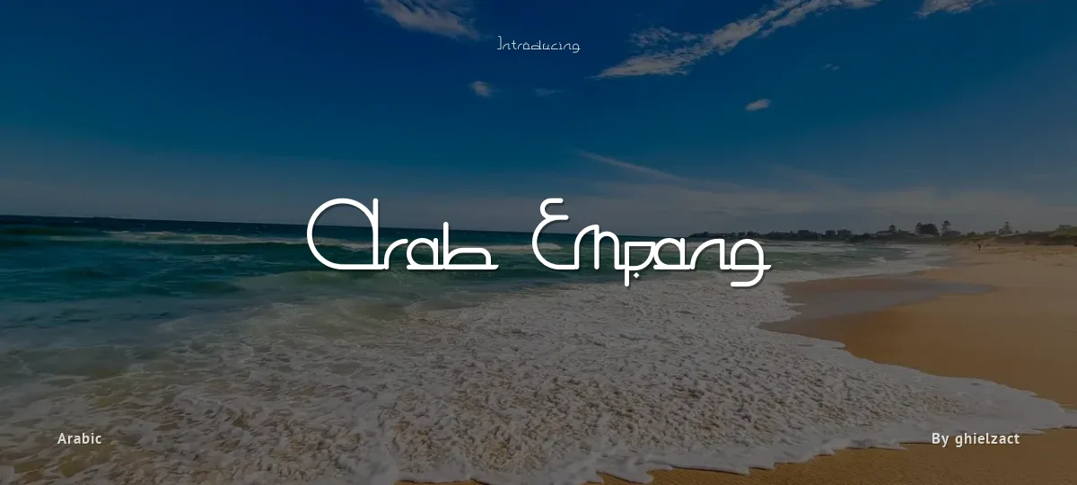 Arab Empang font preview