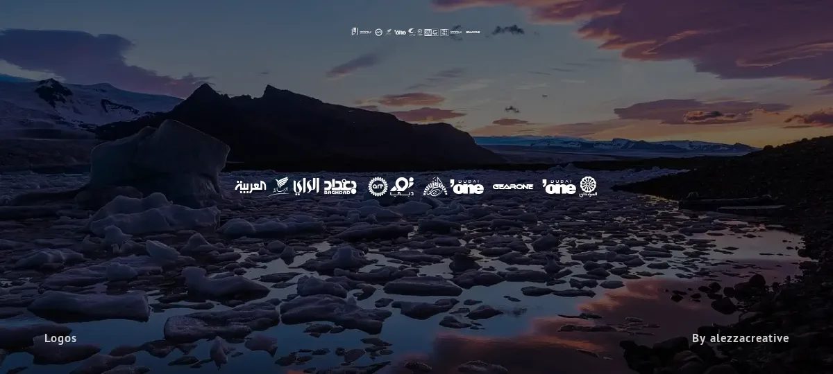 Arab TV logos font preview