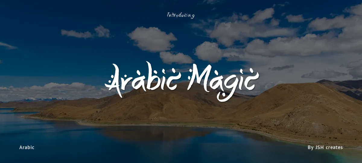 Arabic Magic font preview