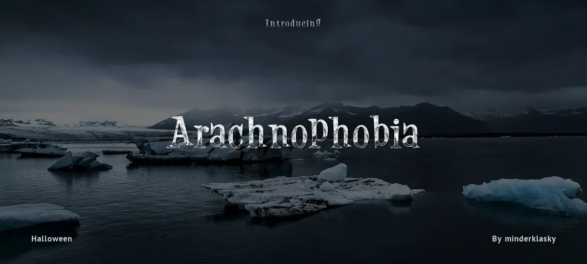 Arachnophobia font preview