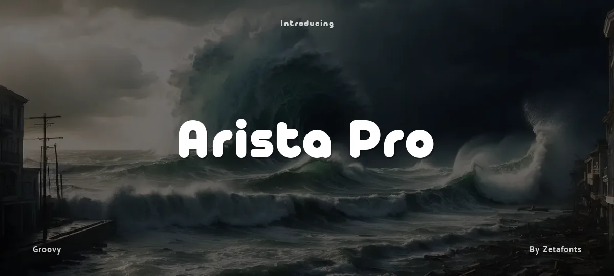 Arista Pro font preview
