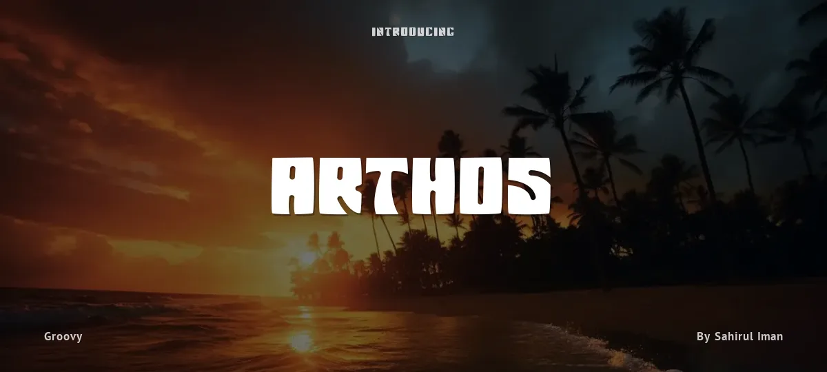 Arthos font preview