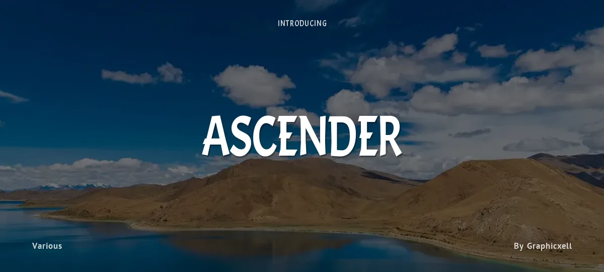 Ascender font preview