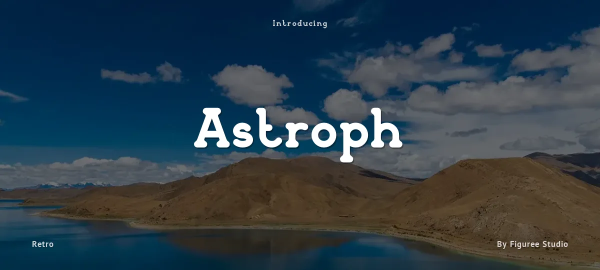 Astroph font preview