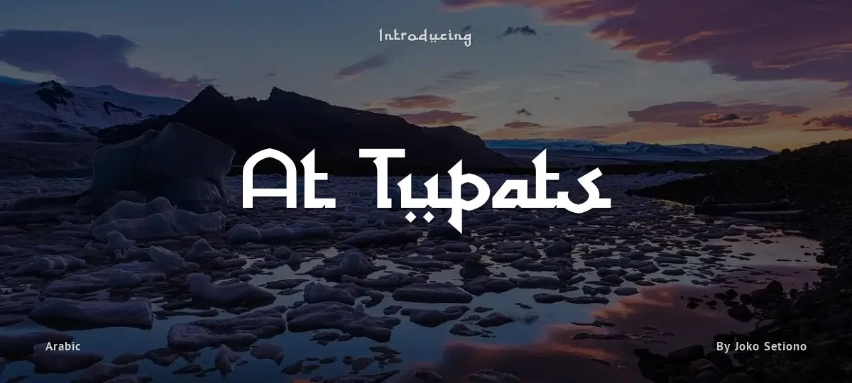 At Tupats font preview