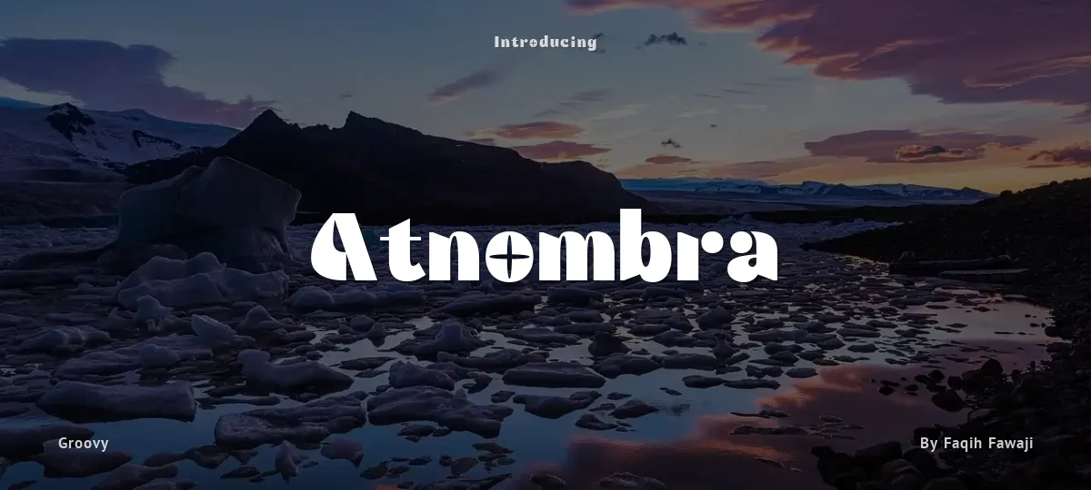 Atnombra font preview