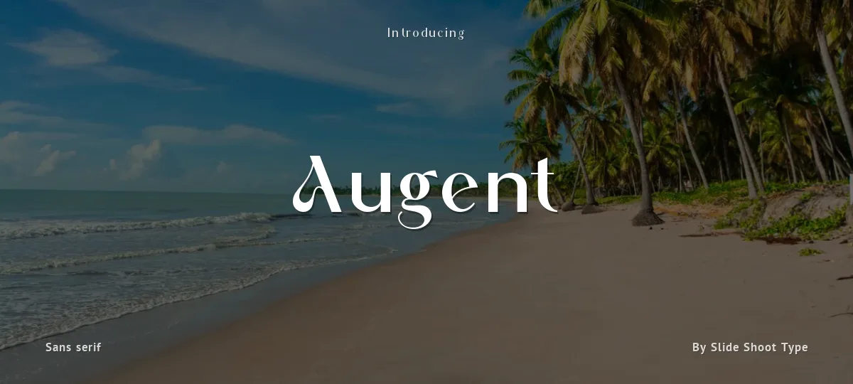 Augent font preview