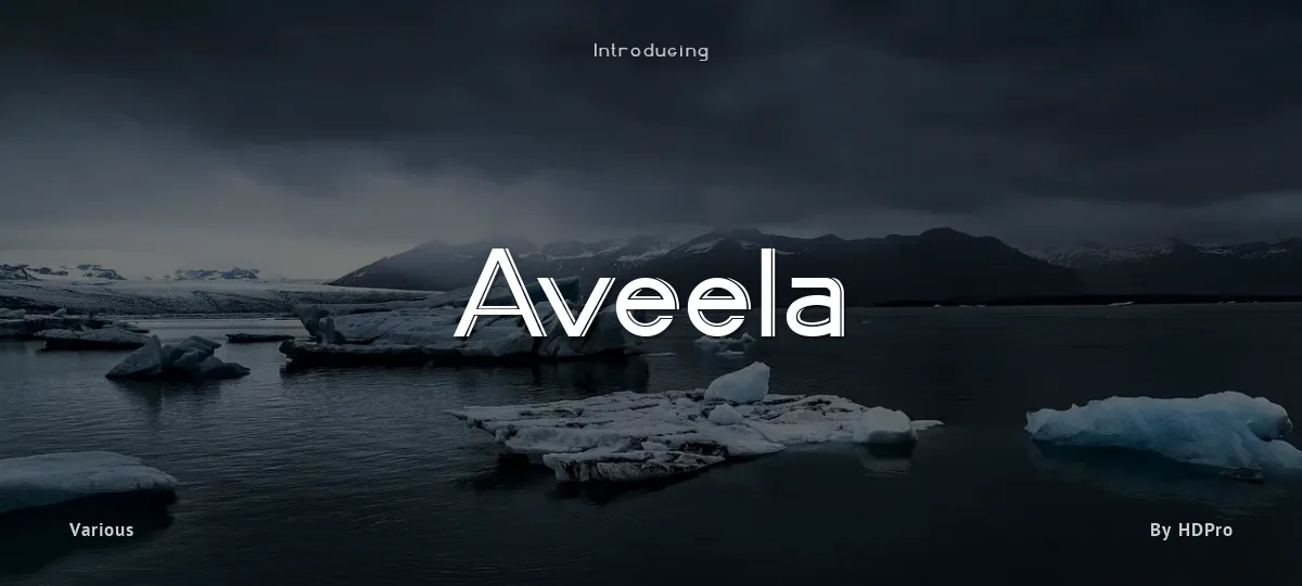Aveela font preview