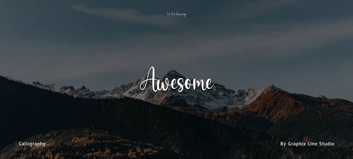 Awesome font preview