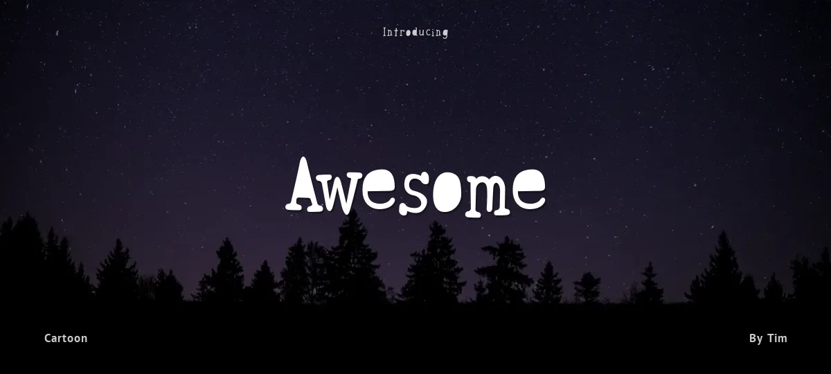 Awesome font preview