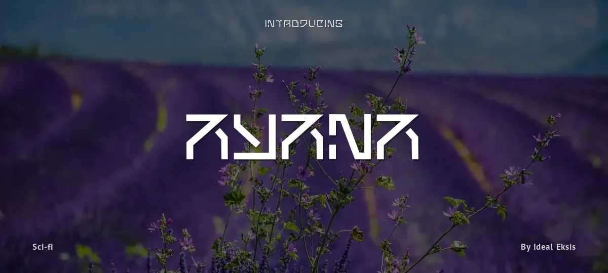 Ayana font preview