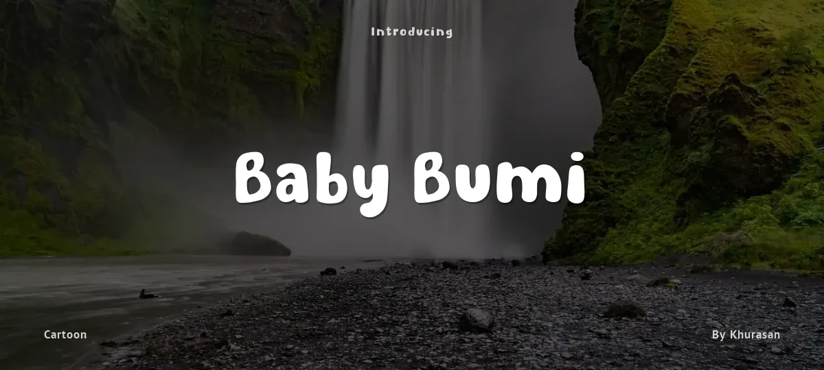 Baby Bumi font preview