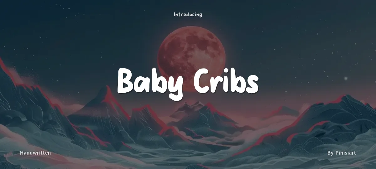 Baby Cribs font preview