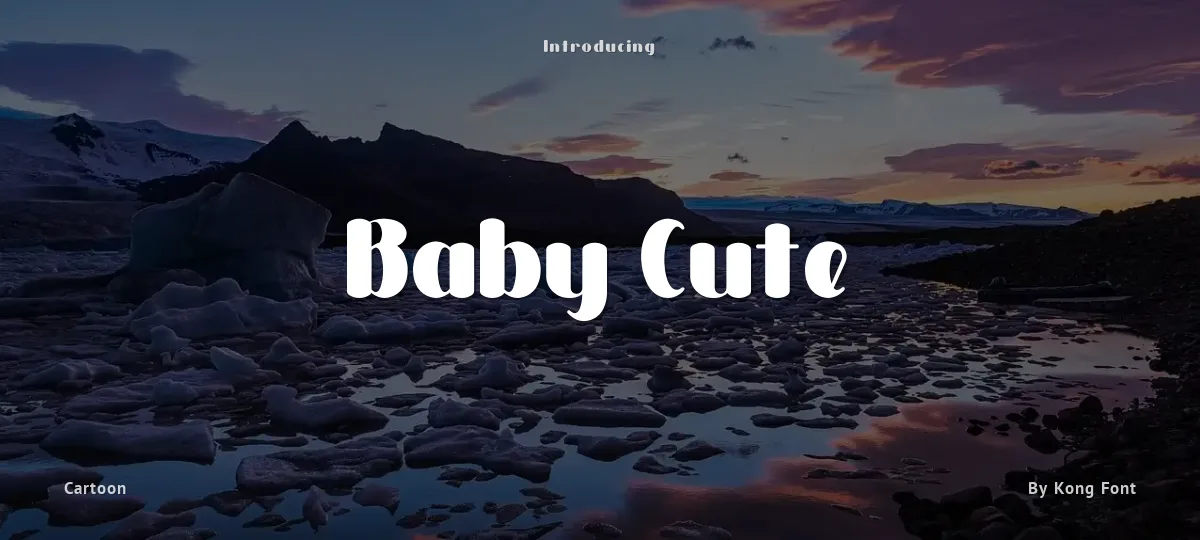 Baby Cute font preview
