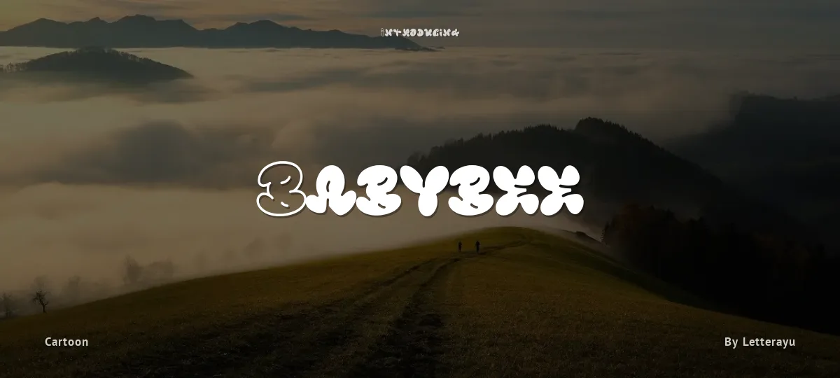 Babybee font preview